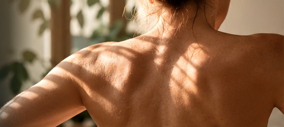Detal ruchu ciała w naturalnym świetle